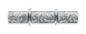 14" Elegant Foliage Silver Foil Board Cracker x 25
