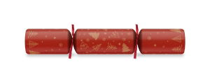 11"  Shimmer Tree Duni Cracker Mixed Box Uncoated Cracker Xmas Quiz x 100