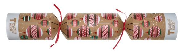 14" Bauble Tct Kraft Cracker x 25