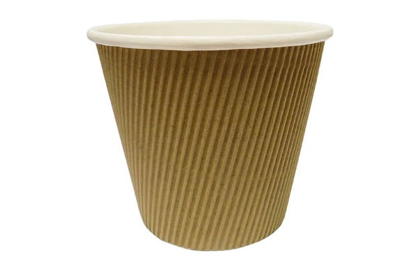 19oz Tall Ripple Pasta Pot Kraft x 500