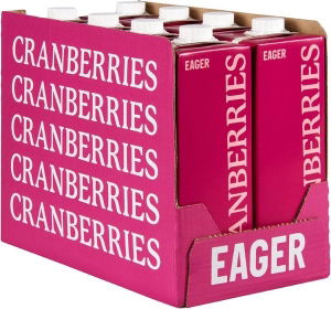 Eager Cranberry Juice 8 x 1L