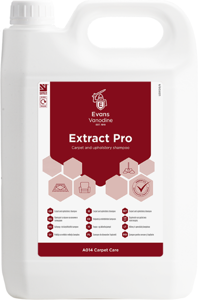 Evans Extract Pro Carpet Shampoo 2x5L