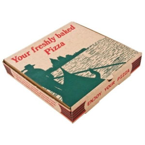 Kraft Pizza Box 7" Gondola Design (E-Flute) x 100