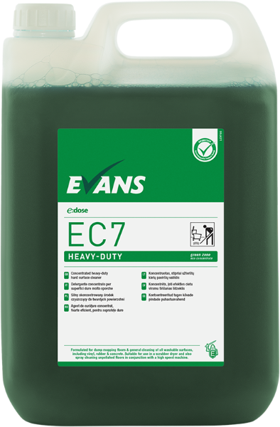 Evans EC7 Heavy Duty Hard Surface Cleaner 2x5L