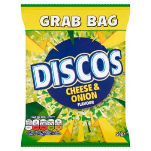 Discos Cheese & Onion Grab Bag 50g x 28