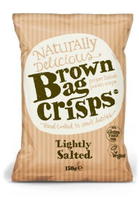 Brown Bag Crisps Lightly Salted *Share* 10x150g