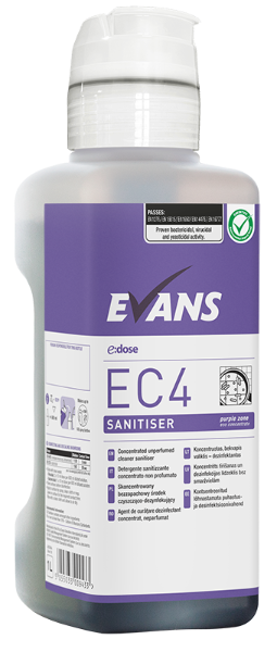 Evans EC4 Sanitiser Super Concentrate 1L