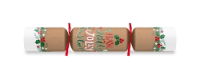 10" Holly Jolly Kraft Tct Mixed Box Cracker Xmas Quiz x 100