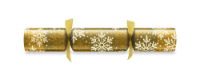11" Snowflake Gold Foil Board Cracker Xmas Quiz x 100