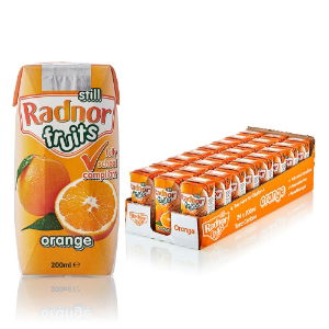 Radnor Fruits Orange Juice Cartons 24x200ml