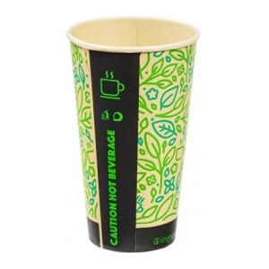 16oz Ultimate Eco Bamboo Hot Drink Cup x 500