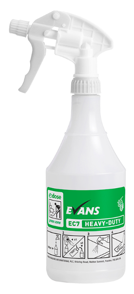 Evans EC7 Heavy Duty Hard Surface Cleaner Bottle x 6