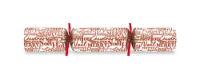 10" Seasonal Script Red/White Cracker Mixed Box Xmas Quiz x 100