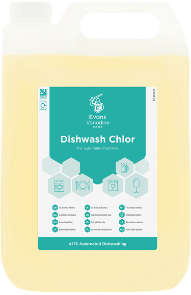 Evans Dishwash Chlor 2x5L