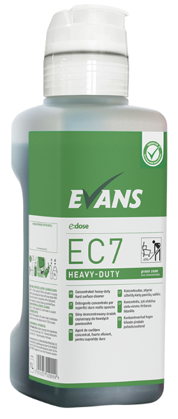 Evans EC7 Heavy Duty Hard Surface Clean Super Concentrate 1L