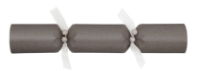 14" Sparkling Dust Gun Metal Grey Cracker x 25