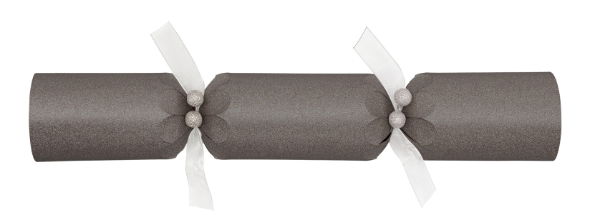 14" Sparkling Dust Gun Metal Grey Cracker x 25