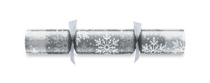 11" Snowflake Silver Foil Board Cracker Xmas Quiz x 100