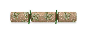11" Mistletoe Tct Kraft Cracker Xmas Quiz x 100
