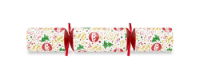 9" Festive Joy White Mixed Box Cracker Festive Fun Puzzles x 100