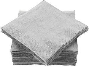 40cm 3ply Silver Napkins x 600