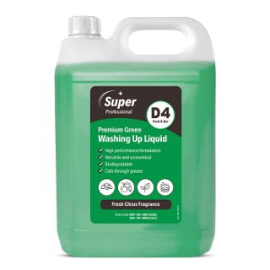 Super Professional Green Detergent Washing Up Liquid 5L