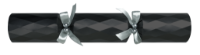 14" Diamond Black/Silver Mixed Box Foil Board Cracker x 25