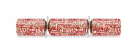10" Seasonal Script Red/White Cracker Mixed Box Xmas Quiz x 100