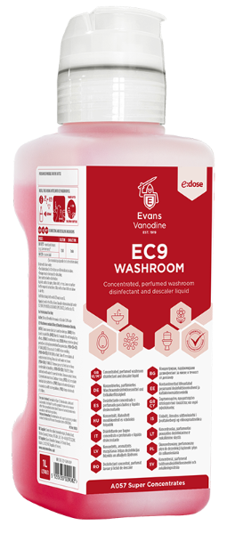 Evans EC9 Washroom Cleaner Super Concentrate 1L