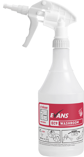 Evans EC9 Washroom Cleaner Bottle x 6