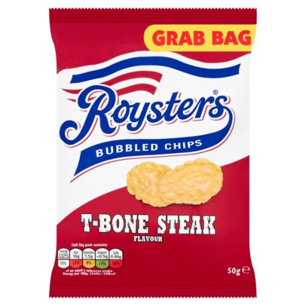 Roysters T-Bone Steak Grab Bag 50g x 28