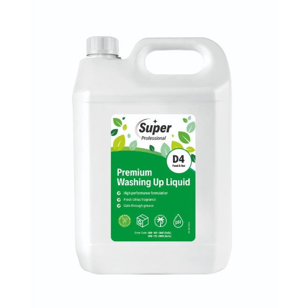 Super Professional Premium Detergent Washing Up Liquid 5L