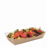 Large Kraft Food Tray (Compostable) x 250