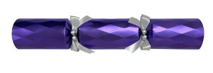 14" Diamond Purple/Silver Foil Board Mixed Box Cracker x 25