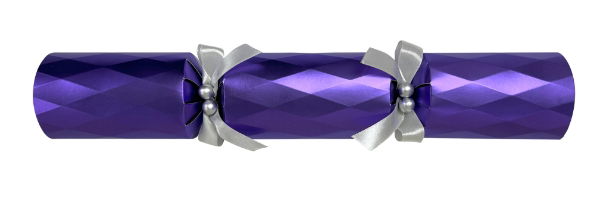 14" Diamond Purple/Silver Foil Board Mixed Box Cracker x 25