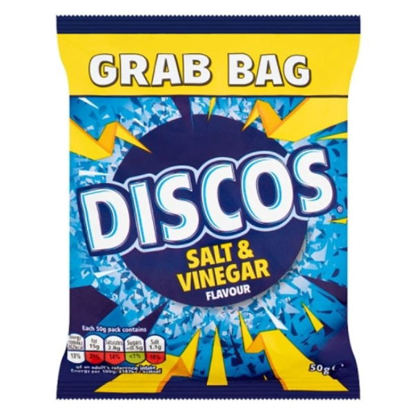 Discos Salt & Vinegar Grab Bag 50g x 28