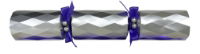 14" Diamond Purple/Silver Foil Board Mixed Box Cracker x 25
