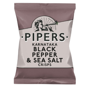 Pipers Karnataka Black Pepper & Sea Salt 24x40g