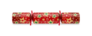9" Sendid Star Red/Green Mixed Box Cracker Festive Fun Puzzles x 100