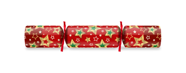 9" Sendid Star Red/Green Mixed Box Cracker Festive Fun Puzzles x 100