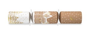 12" Festive Village Kraft Tct Cracker x 50