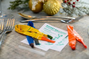 Rocket Balloons And Plastic Tube x 144