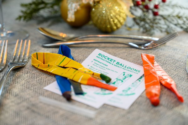 Rocket Balloons And Plastic Tube x 144