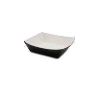 Black Burger/Food Tray 6x6" BioPak x 1200