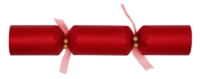 14" Sparkling Dust Red Cracker x 25