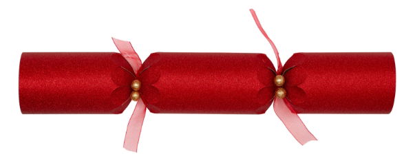 14" Sparkling Dust Red Cracker x 25