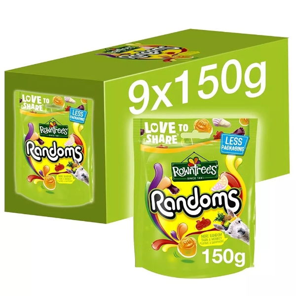 Nestle Rowntrees Randoms Pouch 9x150g