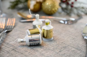 Gold And Silver Foil Mixed Party Poppers  x 50