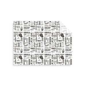 Vegware Greaseproof Paper Grill Design 400x300mm x 1000