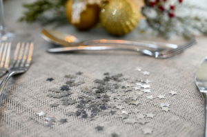 Stardust Confetti Silver Metallic 250g Tub (Each)